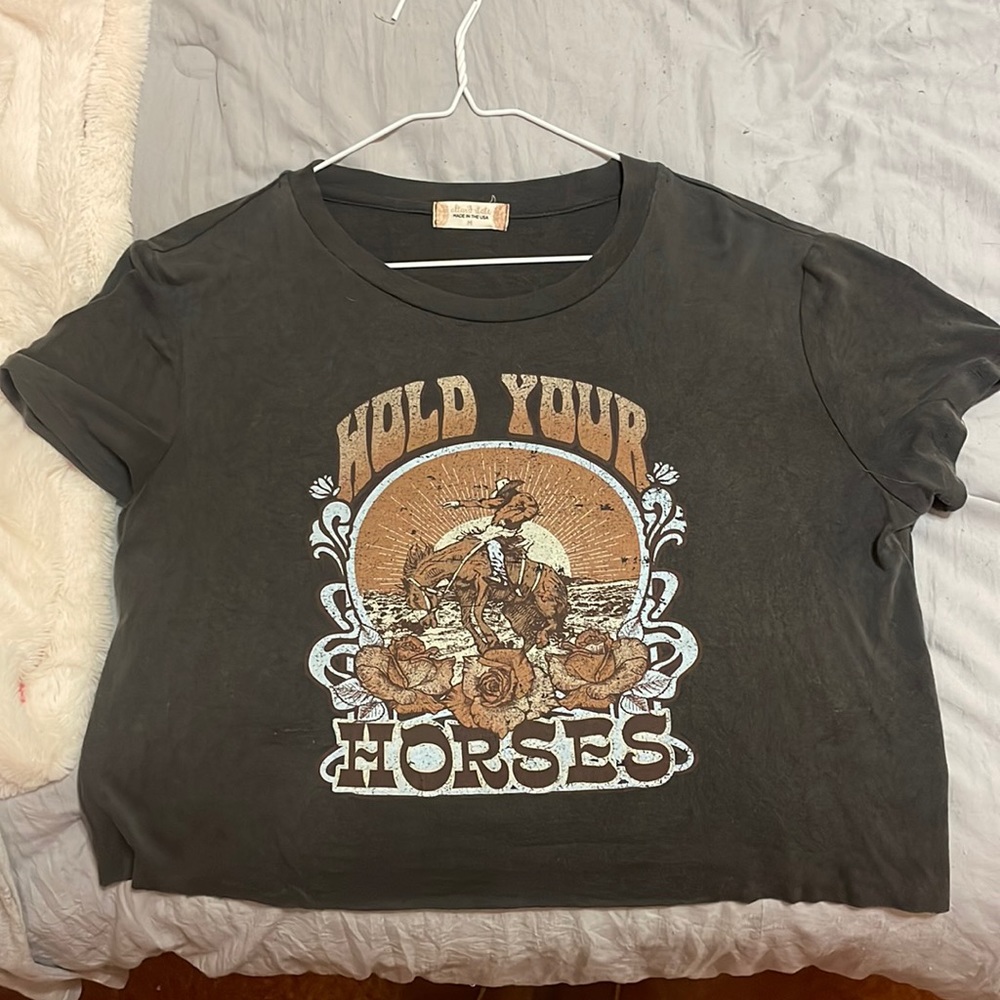 Altard State Hold your horses crop top